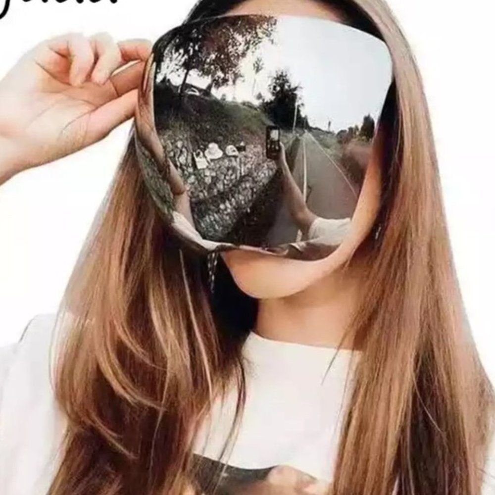 Silver Fashion Face shield